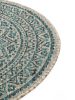 In- & Outdoor Round Rug Cleo Beige/Blue ø 150 cm round