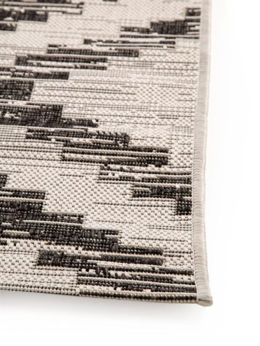 In- & Outdoor Rug Cleo White/Black 240x340 cm