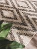 Kültéri és beltéri szőnyeg Cleo fehér/fekete 15x15 cm Sample
