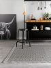 In- & Outdoor Rug Cleo White/Black 80x150 cm