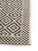 In- & Outdoor Rug Cleo White/Black 15x15 cm Sample