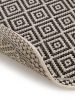 In- & Outdoor Round Rug Cleo White/Black ø 150 cm round