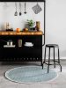 In- & Outdoor Round Rug Cleo Blue ø 150 cm round
