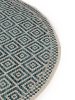 In- & Outdoor Round Rug Cleo Blue ø 150 cm round
