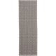 Kül- és beltéri futószőnyeg Cleo White/Black 80x240 cm