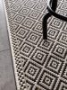 In- & Outdoor Runner Cleo White/Black 80x240 cm
