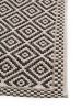 In- & Outdoor Runner Cleo White/Black 80x240 cm