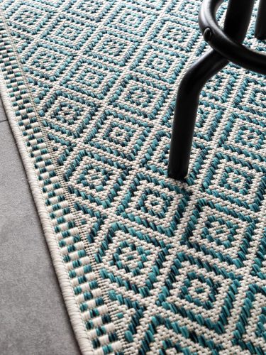 In- & Outdoor Runner Cleo Blue 80x240 cm