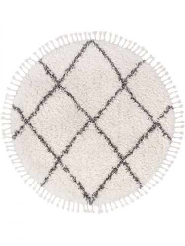 Bolyhos kerek szőnyeg Ebba Beige ¸ 160 cm kerek