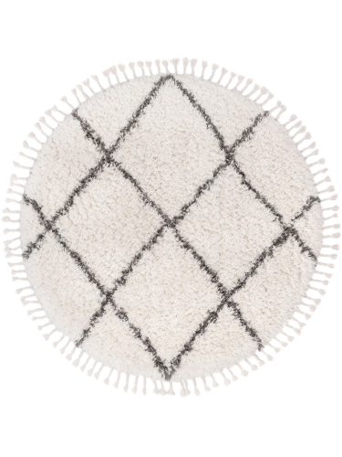 Bolyhos kerek szőnyeg Ebba Beige ¸ 160 cm kerek