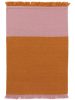 Gyapjúszőnyeg Sárga/Rózsa 80x150 cm