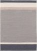 Gyapjúszőnyeg New Stripes szürke/szürke színű 80x150 cm