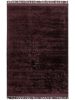 Viszkóz szőnyeg Pearl Bordeaux 15x15 cm Mintadarab
