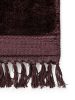 Viszkóz szőnyeg Pearl Bordeaux 15x15 cm Mintadarab