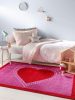 Gyerekszőnyeg Noa Kids Heart Purple 120x170 cm