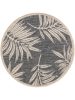 In- & Outdoor Round Rug River Blue ø 130 cm round