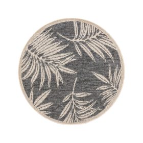 In- & Outdoor Round Rug River Blue ø 130 cm round