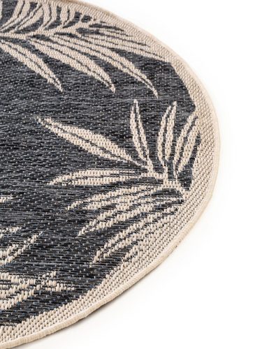 In- & Outdoor Round Rug River Blue ø 130 cm round