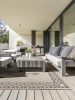 In- & Outdoor Rug River Beige/Blue 100x150 cm