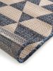In- & Outdoor Rug River Beige/Blue 160x230 cm