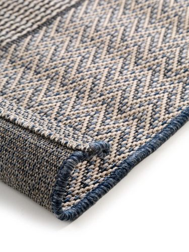 In- & Outdoor Rug River Beige/Blue 160x230 cm