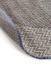 In- & Outdoor Round Rug River Beige/Blue ø 130 cm round