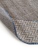In- & Outdoor Round Rug River Beige/Blue ø 130 cm round