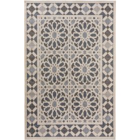 In- & Outdoor Rug River Beige/Blue 100x150 cm
