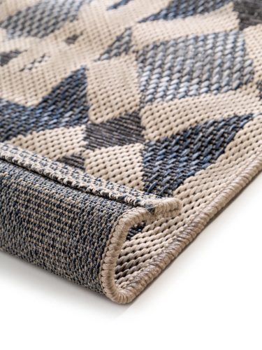 In- & Outdoor Rug River Beige/Blue 160x230 cm
