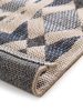 In- & Outdoor Rug River Beige/Blue 200x285 cm