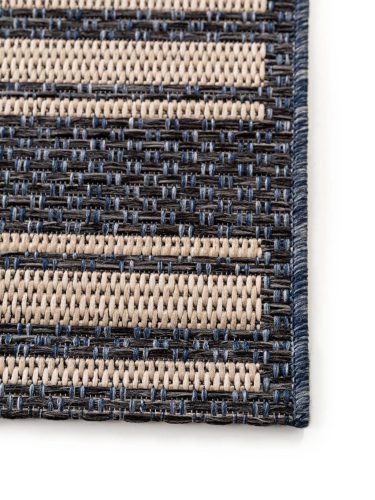 In- & Outdoor Rug River Beige/Blue 160x230 cm