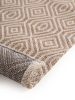 Pamut szőnyeg Cooper Taupe 15x15 cm Mintadarab