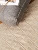 Pamut szőnyeg Cooper Taupe 15x15 cm Mintadarab