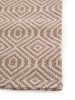Pamut szőnyeg Cooper Taupe 15x15 cm Mintadarab