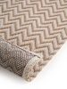 Pamut szőnyeg Cooper Taupe 15x15 cm Mintadarab