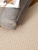 Pamut szőnyeg Cooper Taupe 15x15 cm Mintadarab