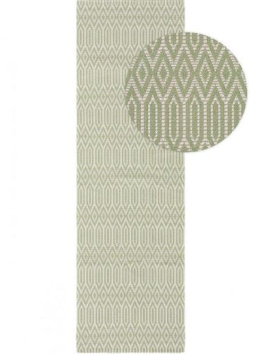 Pamut szőnyeg Cooper zöld 15x15 cm Sample