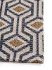 Pamut szőnyeg Cooper kék/sárga 150x230 cm