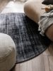 Viszkóz szőnyeg Nova sötétszürke ¸ 120 cm kerek