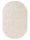 Viscose szőnyeg Oval Nova Cream 150x230 cm
