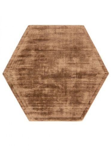 Viszkóz szőnyeg Hexagon Nova Brown 150x170 cm