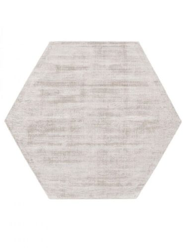 Viszkóz szőnyeg Hexagon Nova Light Grey 150x170 cm