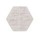 Viszkóz szőnyeg Hexagon Nova Light Grey 150x170 cm