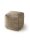 Handmade Wool Pouf Rocco Taupe 45x45x45 cm