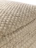 Handmade Wool Pouf Rocco Cream 45x45x45 cm