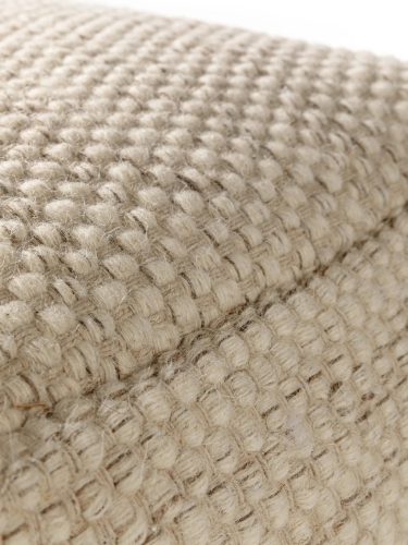 Handmade Wool Pouf Rocco Cream 45x45x45 cm
