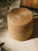 Handmade Jute Pouf Jutta Light Brown 40x40x40 cm