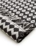 Kül- és beltéri szőnyeg Morty Black/White 80x150 cm