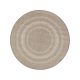 In- & Outdoor Round Rug Metro Cream/Taupe ø 120 cm round