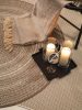 In- & Outdoor Round Rug Metro Cream/Taupe ø 120 cm round